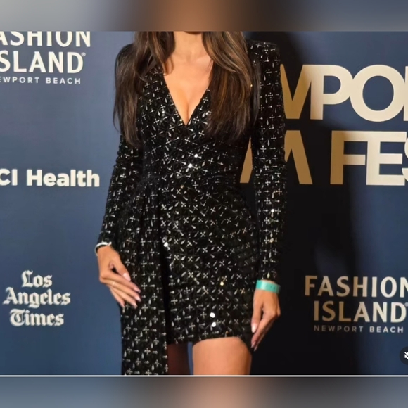 🥰 Nadine Merabi Lux Dress Size XS - Picture 4 of 6